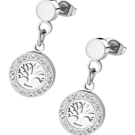 Pendientes Lotus Style Rainbow Árbol de la Vida LS1869-4/1