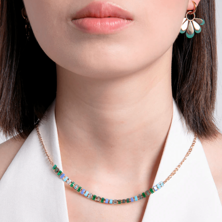 Collar Viceroy Chic verde y azul 14167C01016
