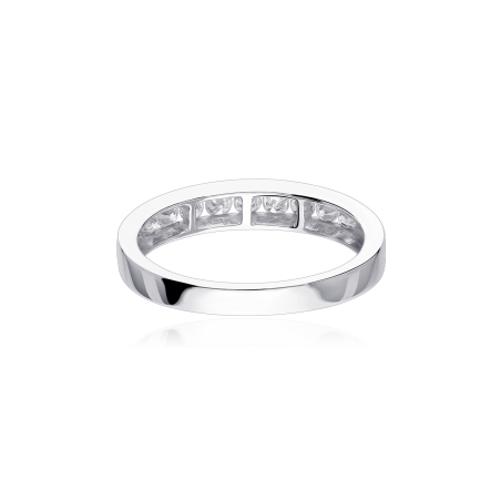 Anillo "Lis" 0.36 cts.  Oro Blanco y Diamantes