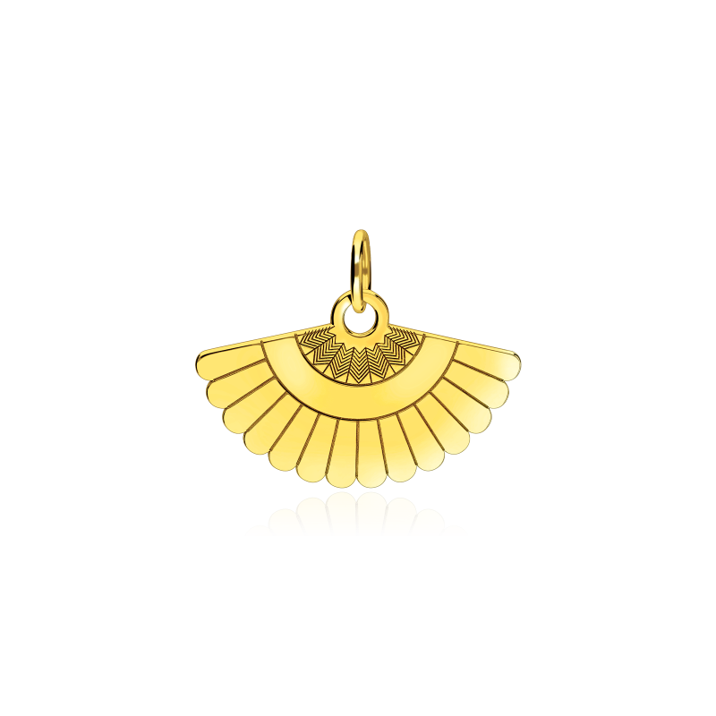 Colgante Oro 18k "Abanico pequeño"