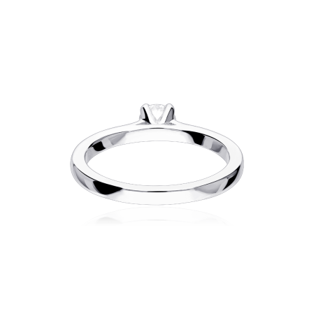 Anillo Oro Blanco y diamante 0.40cts "Iris"