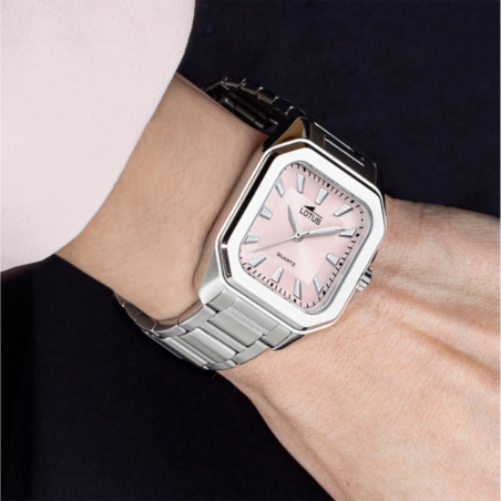 Reloj Lotus mujer esfera rosa 18967/3