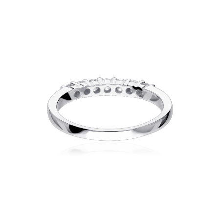 Anillo "Amber" 0.34 cts. Oro Blanco y Diamante