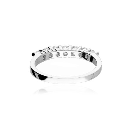 ANILLO "VERNAZZA" ORO BLANCO 18K Y DIAMANTES 0.50 CTS