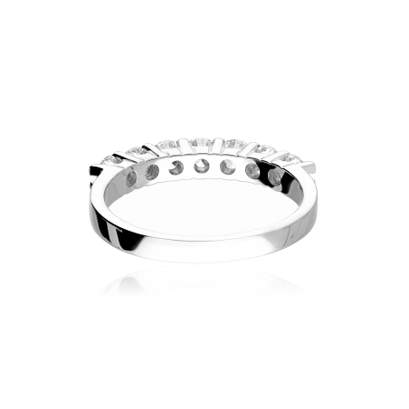 ANILLO "VERNAZZA" ORO BLANCO 18K Y DIAMANTES 0.75 CTS