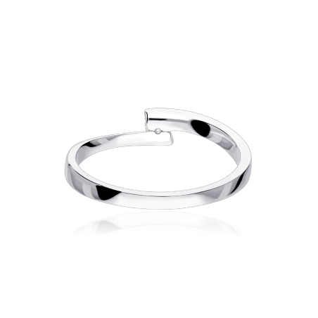 Anillo "Montesilvano" Oro 18k y Diamante 0.10 cts
