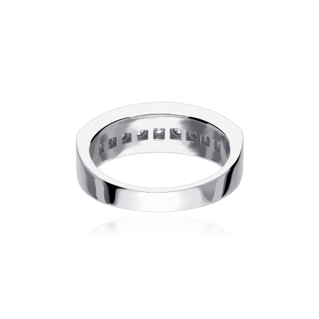 Anillo "Muse" 1,01cts. Oro Blanco y Diamantes