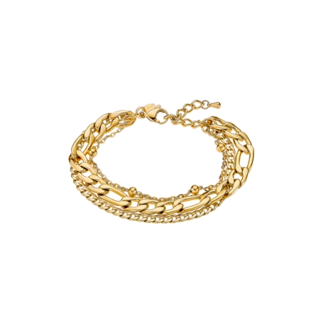 Pulsera Lotus acero mujer fantasía dorado LS2339-2/2