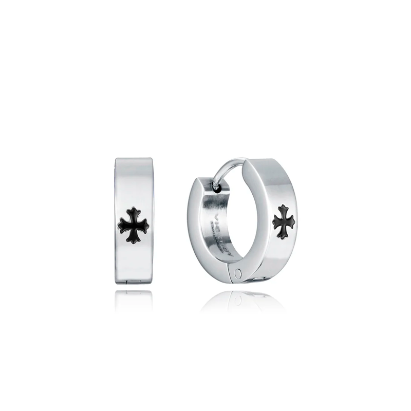 Pendientes Viceroy Acero y Cruz 14142E01000
