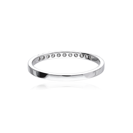 Anillo Oro Blanco 18k y Diamantes 0.20cts "Anahí"