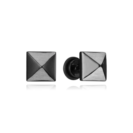 Pendientes Viceroy Acero Pirámide negro 14145E01010