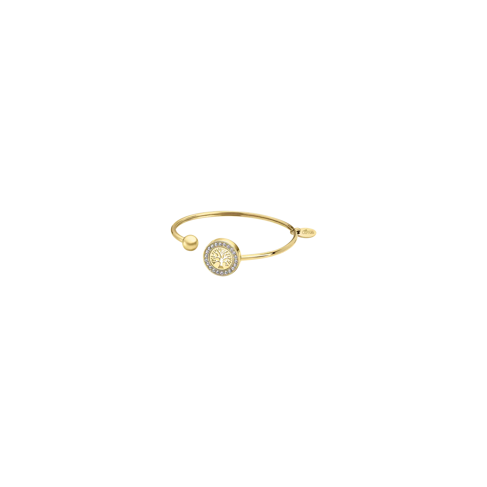 Lotus Bracciale Uomo Style Rainbow LS2181-2/2, Oro Con Zirconi, Acciaio Inox 316L, Albero Della Vita