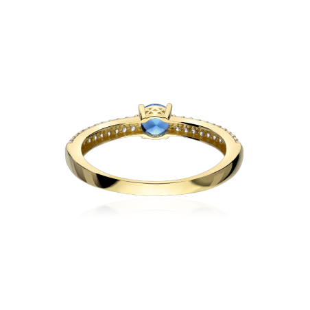 Anillo Oro 18k Circonitas "Chauen"
