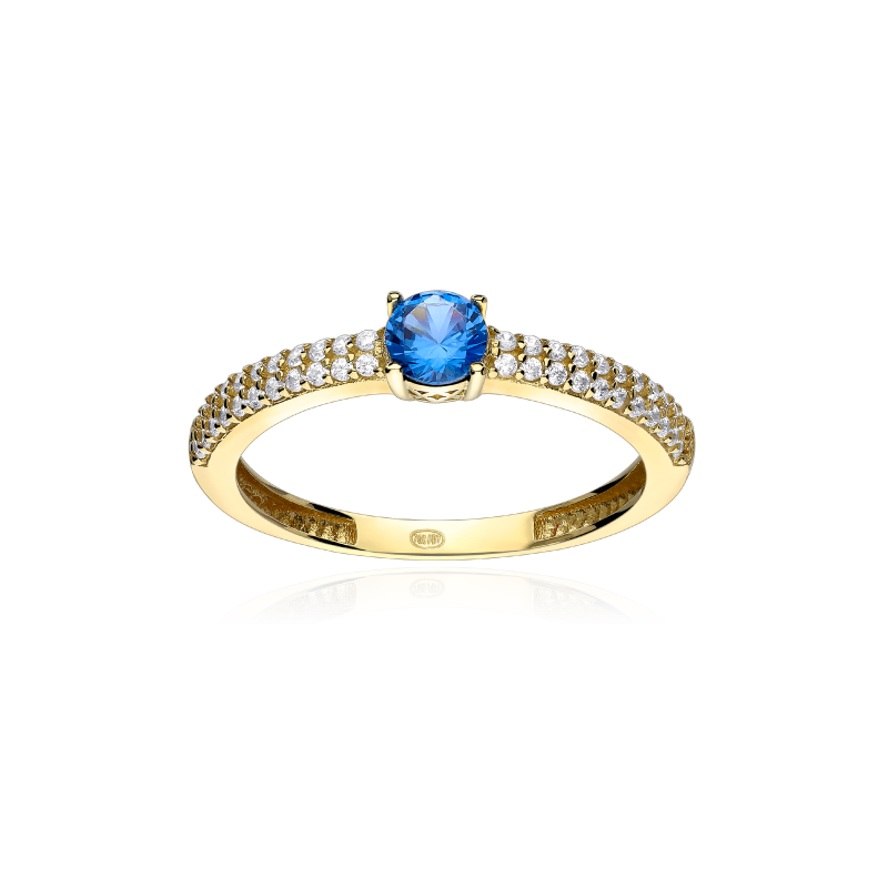Anillo Oro 18k Circonitas "Chauen"