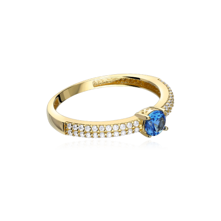 Anillo Oro 18k Circonitas "Chauen"