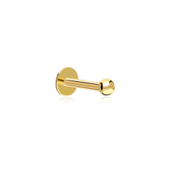 Piercing Oro 18k bolita 3mm "Soleil"
