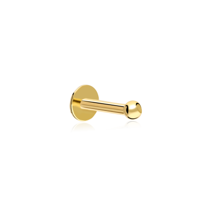 Piercing Oro 18k bolita 2mm "Soleil"