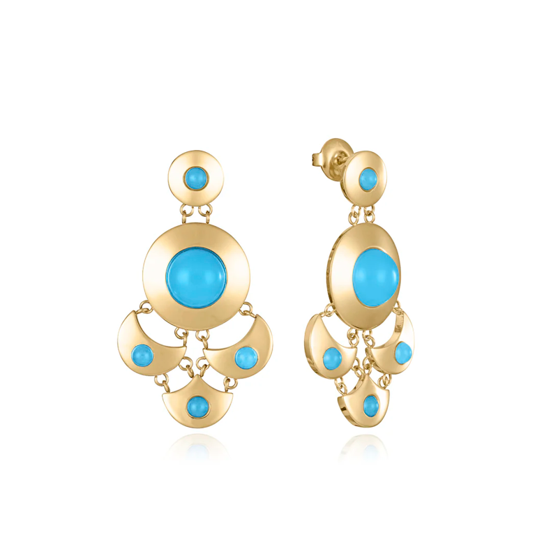 Pendientes Viceroy Cristal azul 14159E01013