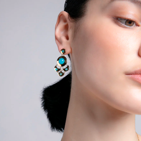 Pendientes Viceroy Cristal azul 14159E01013