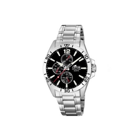 Reloj Lotus Hombre Acero con Esfera negra 18812/3