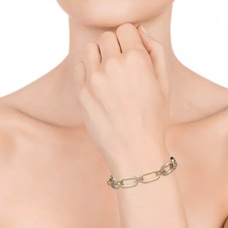 Pulsera Viceroy Eslabones y circonitas 1445P01012