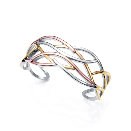 Pulsera Viceroy Rígida olas tricolor 14153P01012