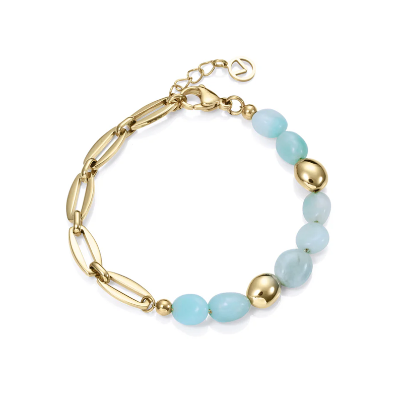 Pulsera Viceroy eslabones y piedras azul 14163P01016