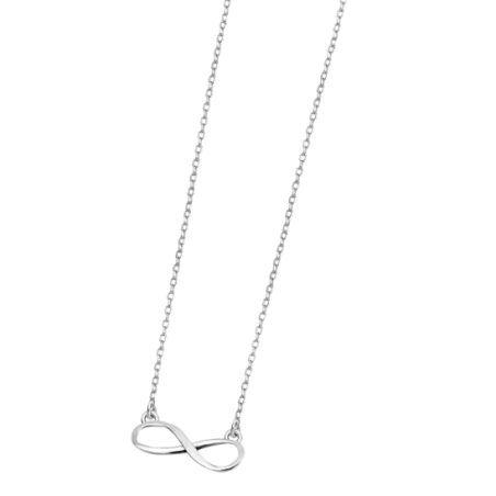 Collar Lotus Silver Infinito Trendy LP1224-1/2