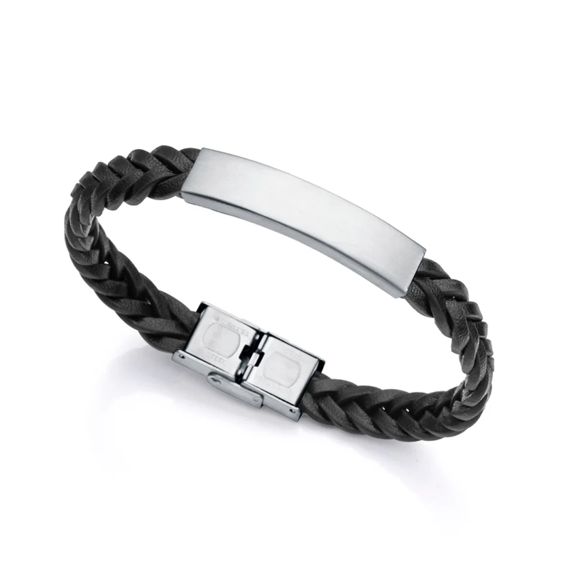 Pulsera Viceroy cuero negro 1478P01010