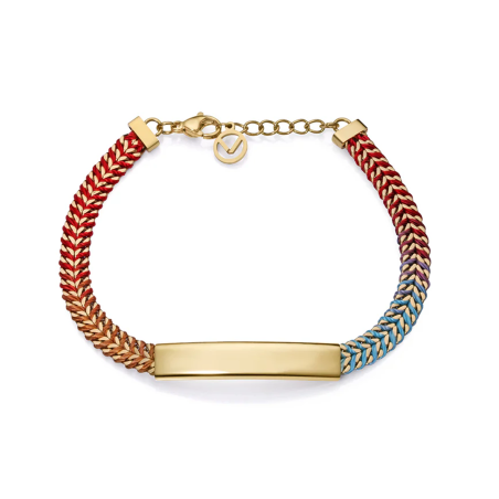Pulsera Viceroy Placa y cordón multicolor 14037P01012