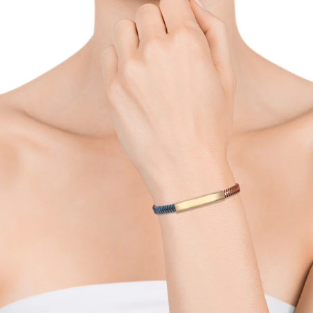 Pulsera Viceroy Placa y cordón multicolor 14037P01012