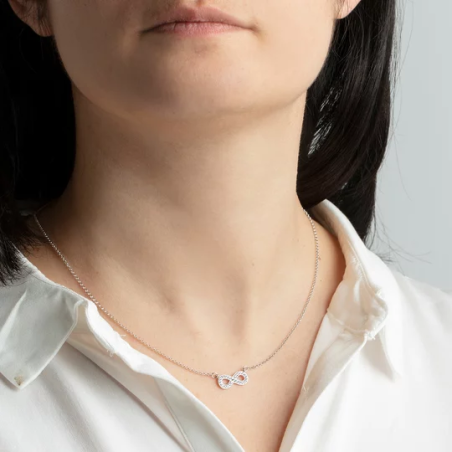 Collar Lotus Silver Infinito Trendy LP1859-1/1