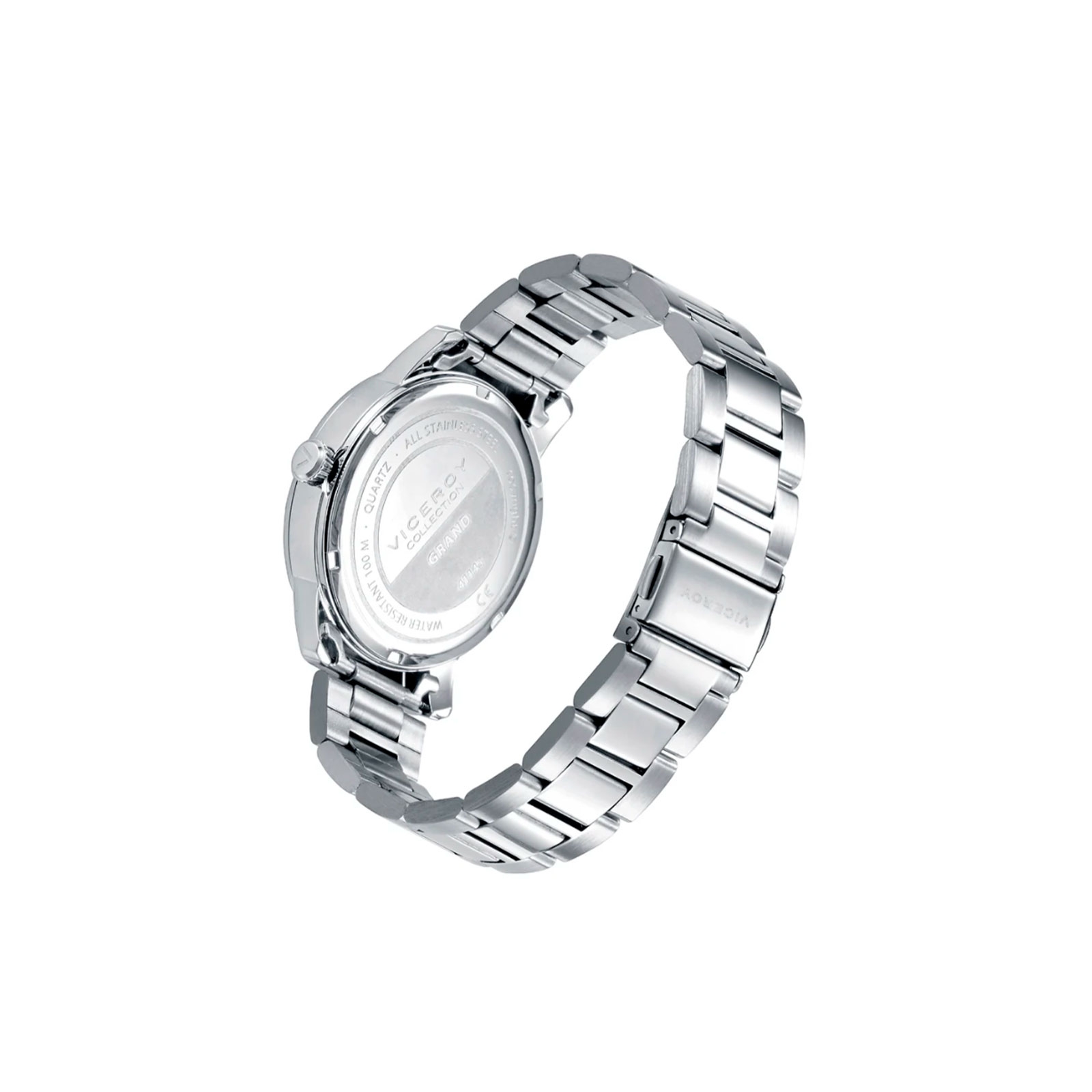 Reloj Viceroy hombre acero y esfera blanca 41145-05 Joyerías Sánchez