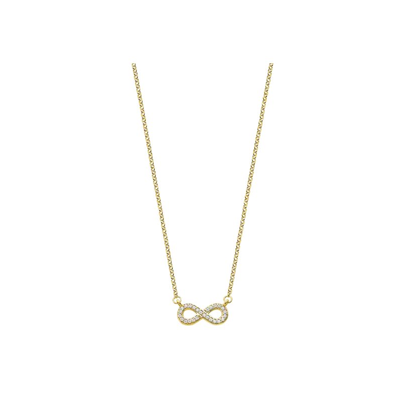 Collar Lotus Silver Infinito Trendy LP1859-1/2