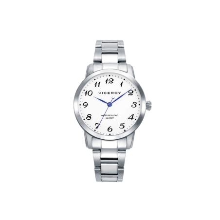 Reloj Viceroy mujer Chic brazalete de acero esfera blanca 41138-05
