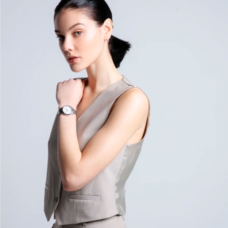 Reloj Viceroy mujer Chic brazalete de acero esfera blanca 41138-05