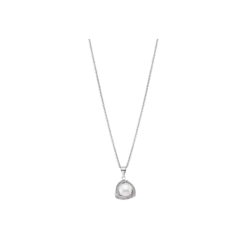 Collar Lotus Silver Pearls LP1928-1/1