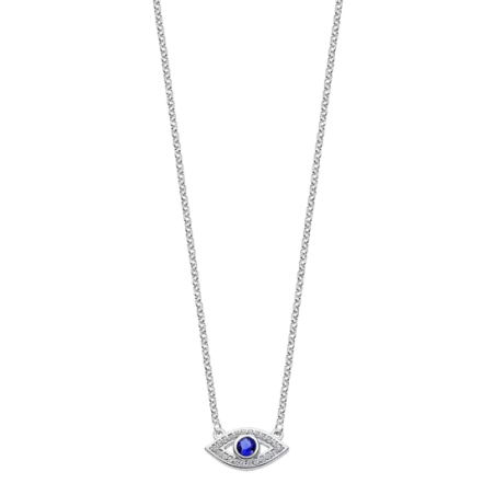 Collar Lotus Silver Ojo turco LP1971-1/1