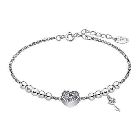 Pulsera Lotus Silver Mystic Corazón LP1985-2/1