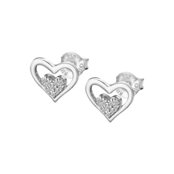 Pendientes Lotus Silver Moments Corazón LP3124-4/1