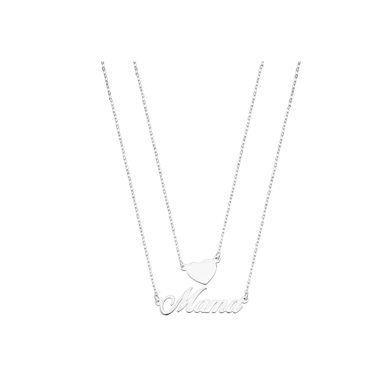 Collar Lotus Silver Mamá Doble LP3234-1/1