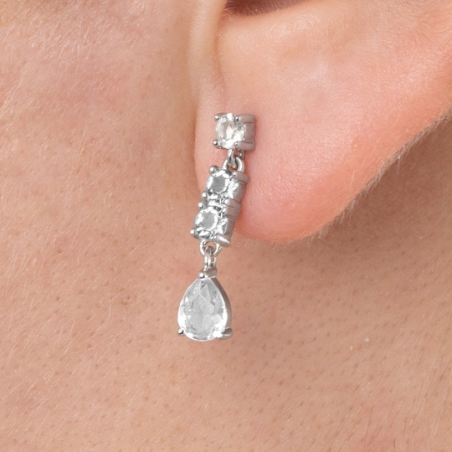 Pendientes Lotus Silver LP3251-4/1