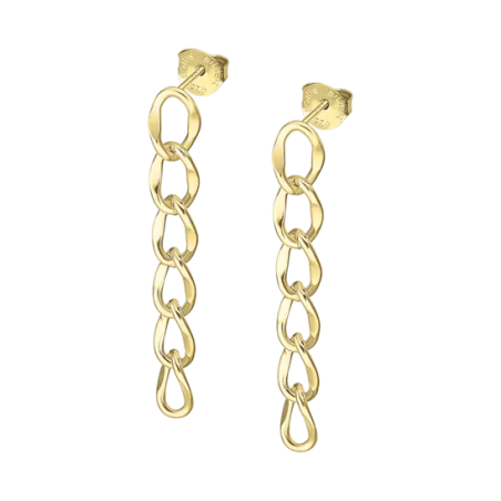 Pendientes Lotus Silver Cadena LP3268-4/2