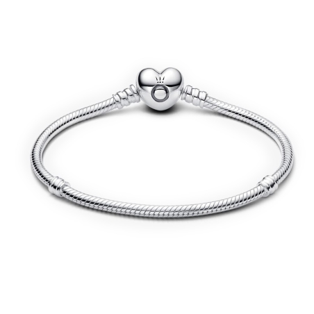 Pulsera Pandora Moments Cadena Serpiente y Cierre Corazón 590719
