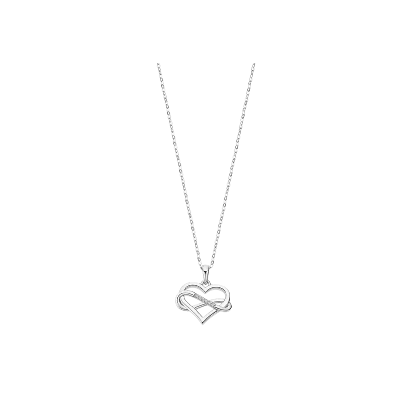 Collar Lotus Silver Corazón LP3307-1/1
