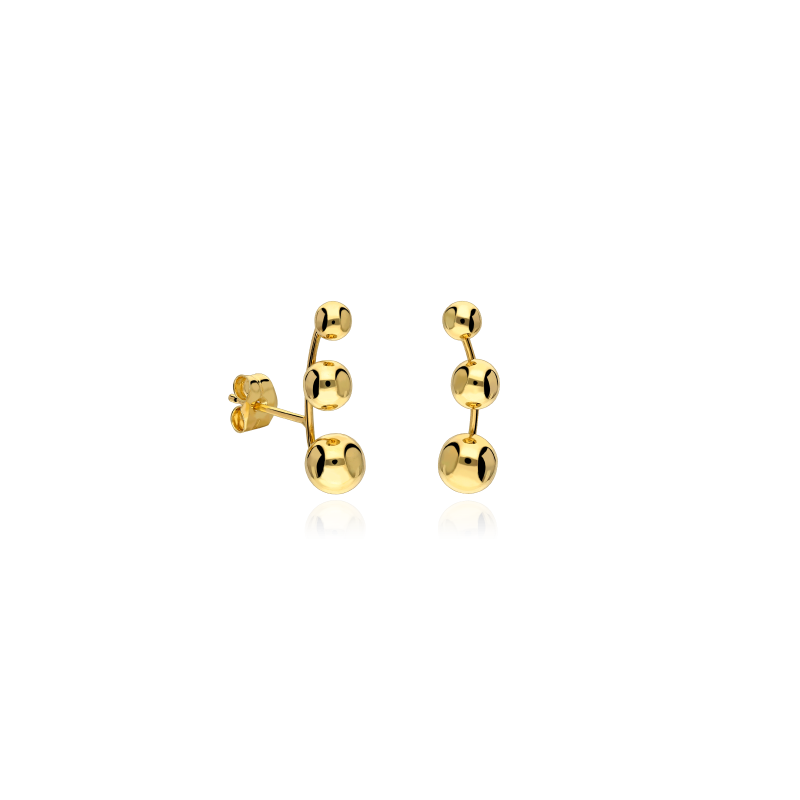 Pendientes Oro 18k trepadores "Zagora"