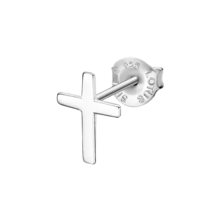 Pendiente Lotus Silver Piercing Cruz LP3378-9/1