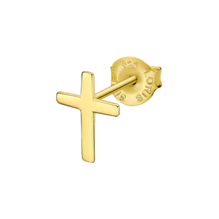 Pendiente Lotus Silver Piercing Cruz LP3378-9/2