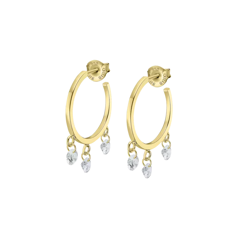 Pendientes Lotus Silver Aros LP3384-4/2