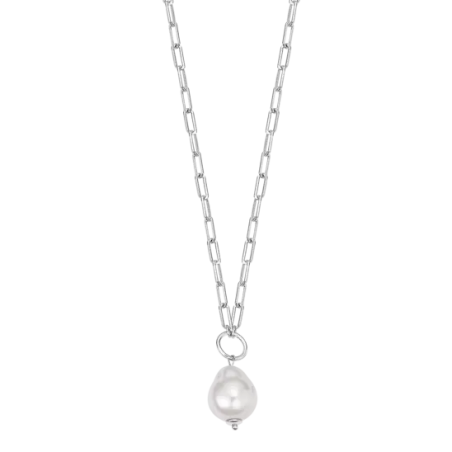 Collar Lotus Silver Perla LP3408-1/1
